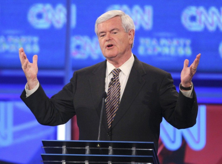 Newt Gingrich at Tampa Debate