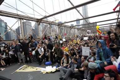 Occupy Wall Street Brooklyn Bridge
