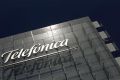 The logo of Spain&#039;s telecommunications giant Telefonica is seen at the company&#039;s headquarters in Madrid