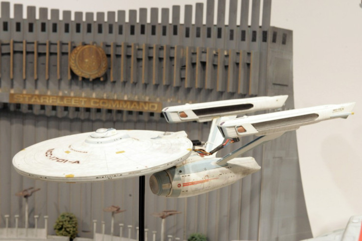 A replica of the star ship Enterprise