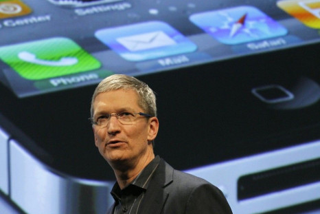 Tim Cook speaking during Verizon's iPhone 4 launch event in New York