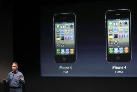 Philip Schiller, Apple&#039;s senior vice president of Worldwide Product Marketing, speaks about the iPhone 4S at Apple headquarters in Cupertino, California