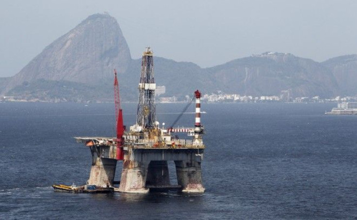 A Petrobras Oil platform is seen at Guabanara bay in Rio de Janeiro