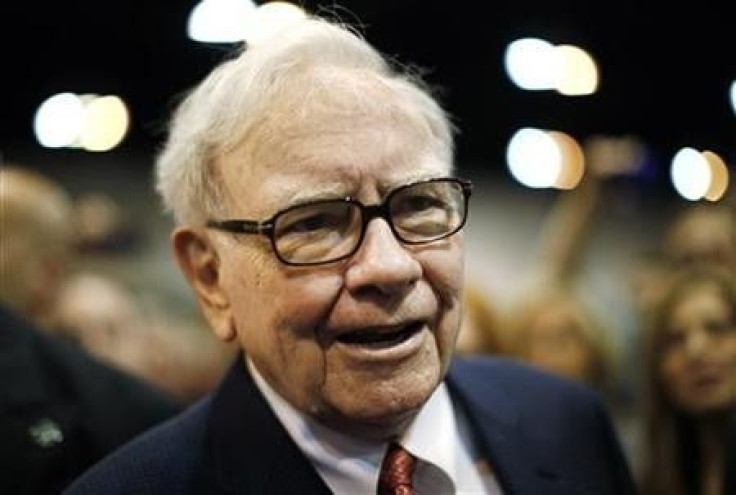 Berkshire Hathaway Chairman Warren Buffett wanders the company trade show before his company's annual meeting in Omaha, Nebraska