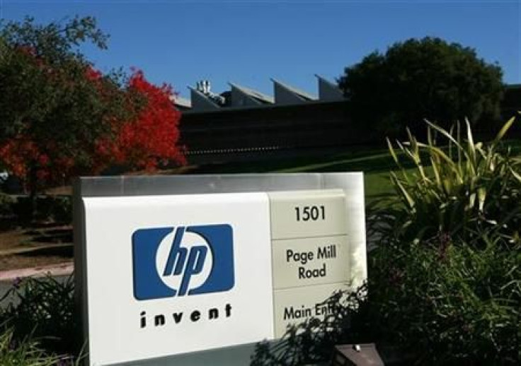 A view of the Hewlett Packard headquarters in Palo Alto