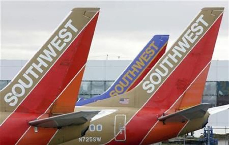 File image of Southwest Airlines planes preparing for departure from Oakland International Airport