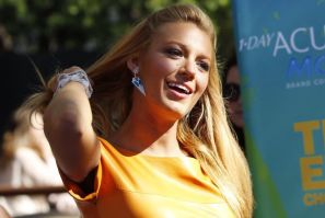 Actress Blake Lively arrives at the Teen Choice Awards in Los Angeles
