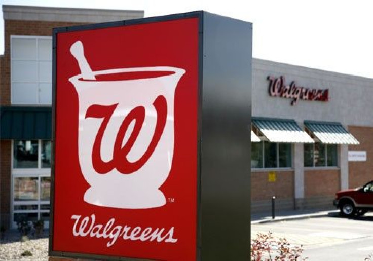 The Walgreens sign is pictured at an outlet in Westminster, Colorado