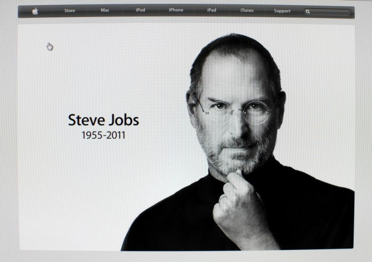 Apple Inc co-founder and former CEO Steve Jobs picture is featured on the front page of the Apple website after his passing