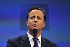 Prime Minister Cameron delivers his keynote speech
