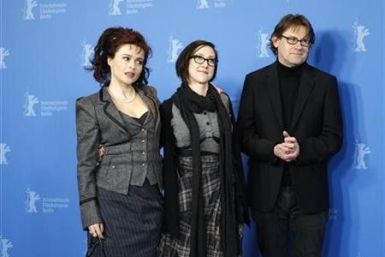 Actress Helena Bonham Carter, director SJ Clarkson and author Nigel Slater (L-R) pose during a photocall to promote the movie &#039;Toast&#039; at the 61st Berlinale International Film Festival in Berlin