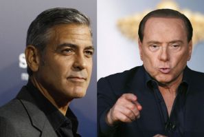 Clooney and Berlusconi