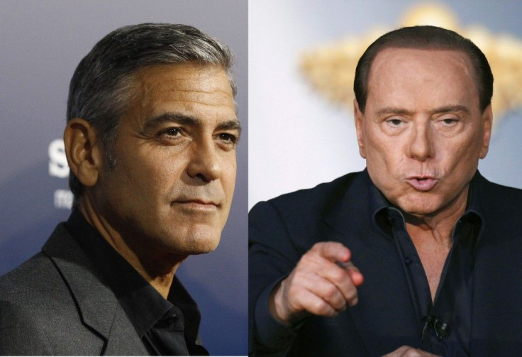 Clooney and Berlusconi