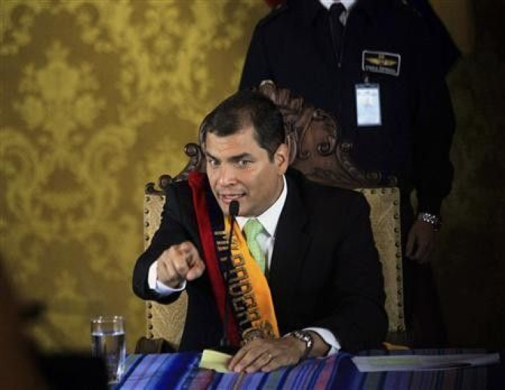 Ecuadorean President Rafael Correa 