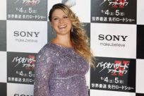 Actress Ali Larter poses at the &quot;Resident Evil: Afterlife 3D&quot; Tokyo premiere