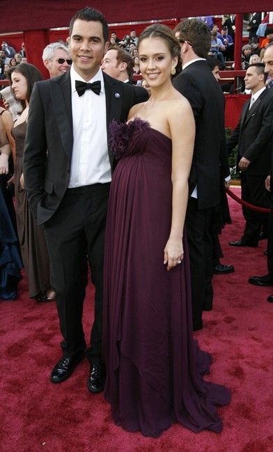 Actress Jessica Alba with husband, Cash Warren