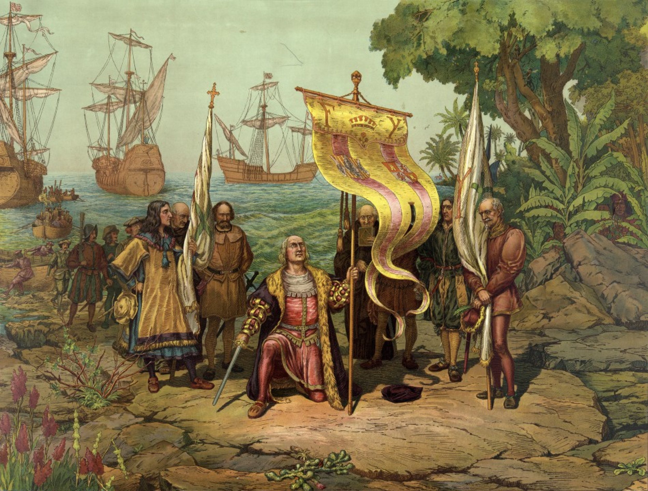 MYTH Columbus discovered America.