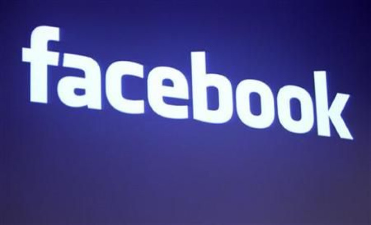 The Facebook logo is shown at Facebook headquarters in Palo Alto