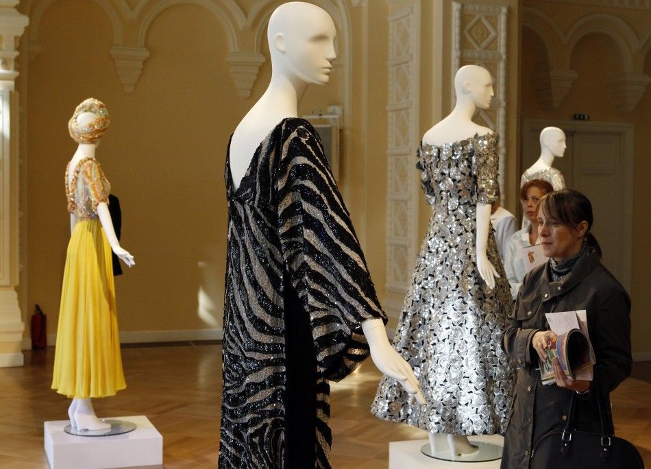 Gowns worn by Elizabeth Taylor.