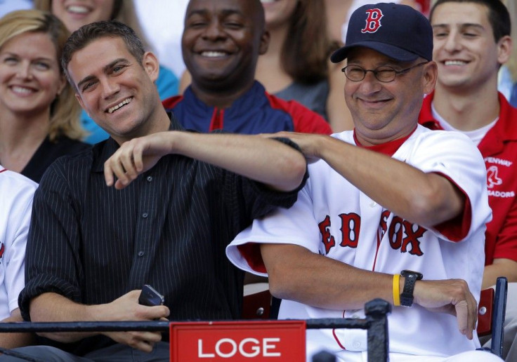 Theo Epstein and Terry Francona