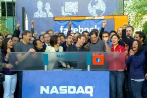 Facebook IPO: Mark Zuckerberg Celebrates With Employees As Nasdaq Begins Trading