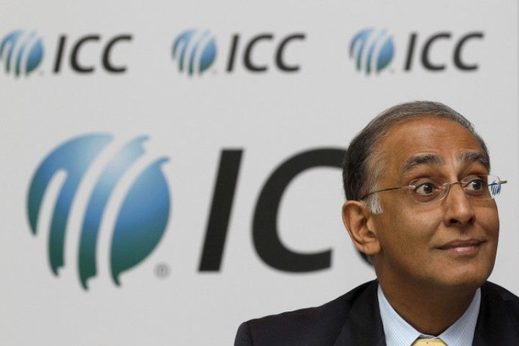 International Cricket Council (ICC) chief executive Haroon Lorgat, listens to questions during a news conference with Anti Corruption and Security Unit chairman Ronnie Flanagan at Lord's cricket ground in London.