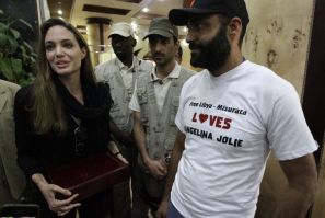Angelina Jolie in Libya