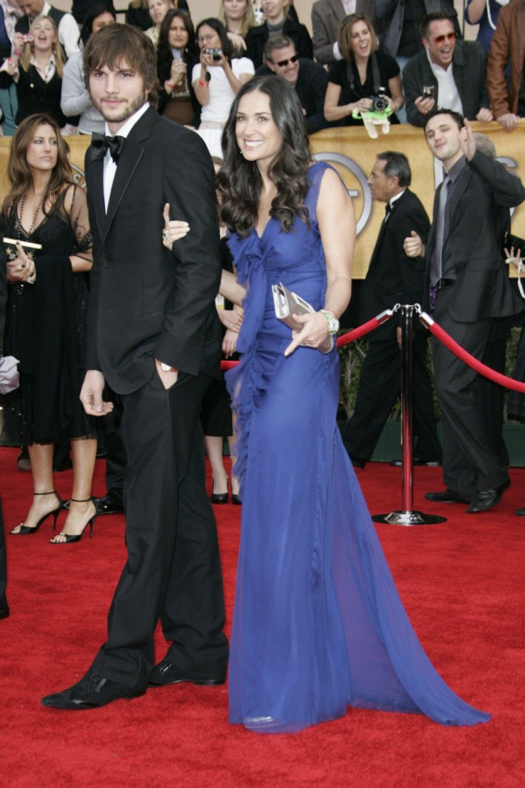 Ashton Kutcher & Demi Moore in 2007