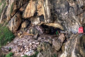 Researchers unearthed the ancient art studio in South Africa’s Blombos Cave, about 300 kilometers east of Cape Town.