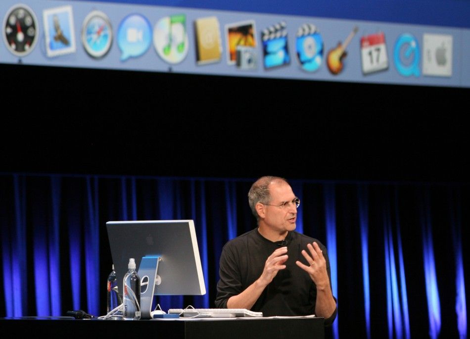 Apple Computer Inc. Chief Executive Officer Steve Jobs speaks during a special event in Tokyo