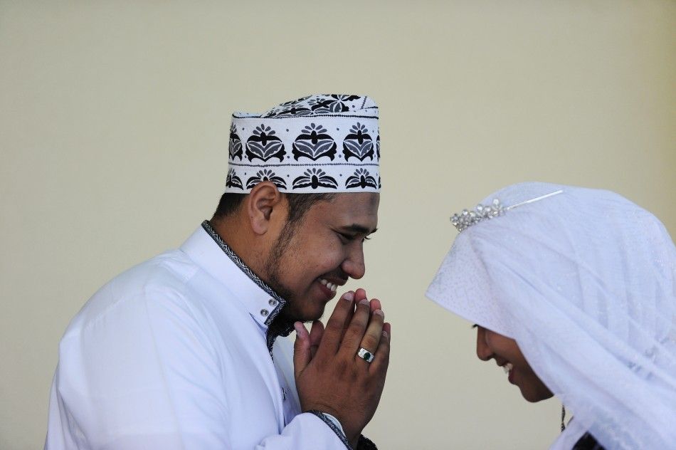 muslim malay wife with