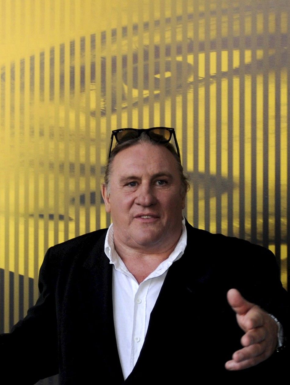 Gerard Depardieu for Peeing on the Floor of the Plane