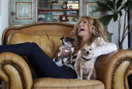 Actress Dyan Cannon poses for a portrait at her home in West Hollywood, California