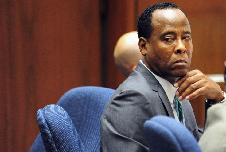 Dr. Conrad Murray sits in court during his trial in the death of pop star Michael Jackson, in Los Angeles