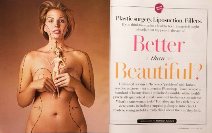 Katie Halchishick’s features were surgically outlined according to a Barbie doll’s proportions.