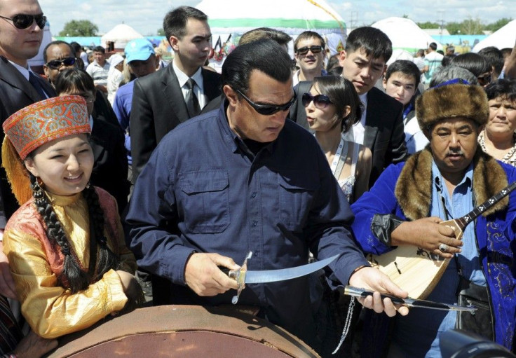 U.S. actor Steven Seagal 