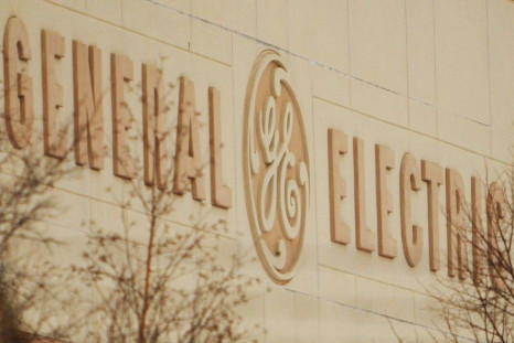 The company's logo is still visible on a closed General Electric Co. facility in Lynn