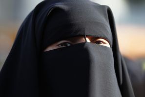 Female Muslims wearing Veil