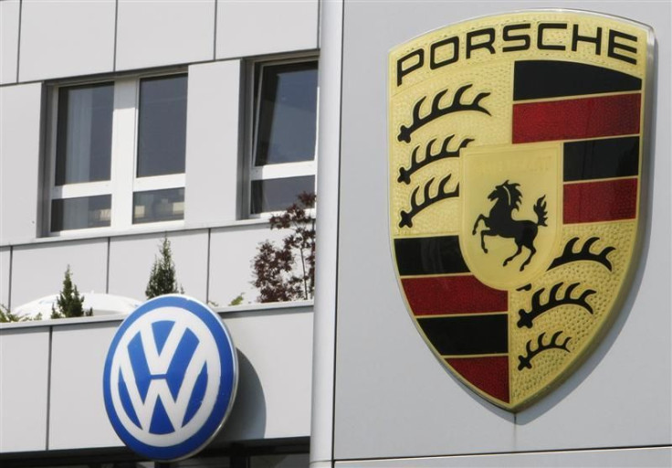 Volkswagen And Porsche Logos 
