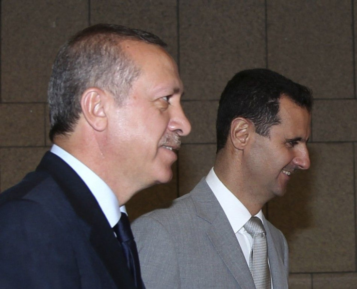 Syria's President Bashar al-Assad and Turkey's Prime Minister Tayyip Erdogan
