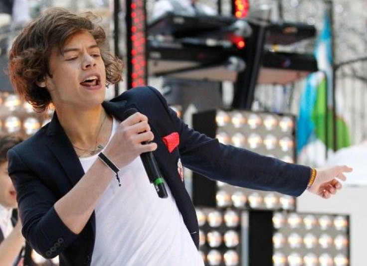 Harry Styles of the British-Irish band 'One Direction' 