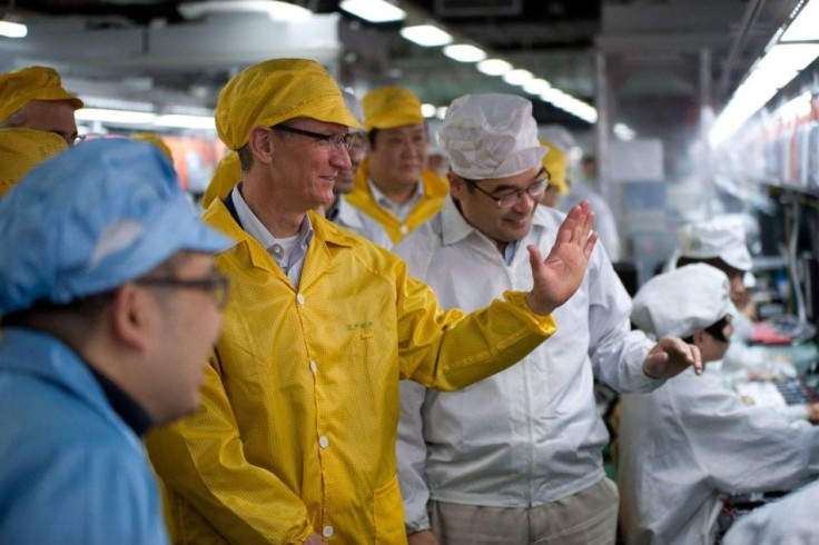 Tim Cook at Foxconn Plant