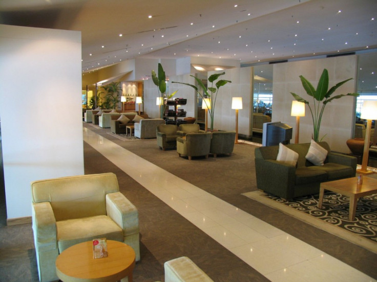 Malaysia Airlines&#039; Golden Lounge at Kuala Lumpur International Airport, Malaysia.