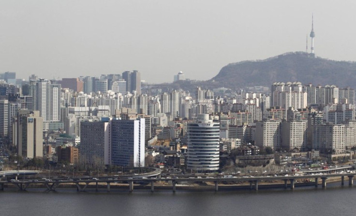 A general view shows part of central Seoul