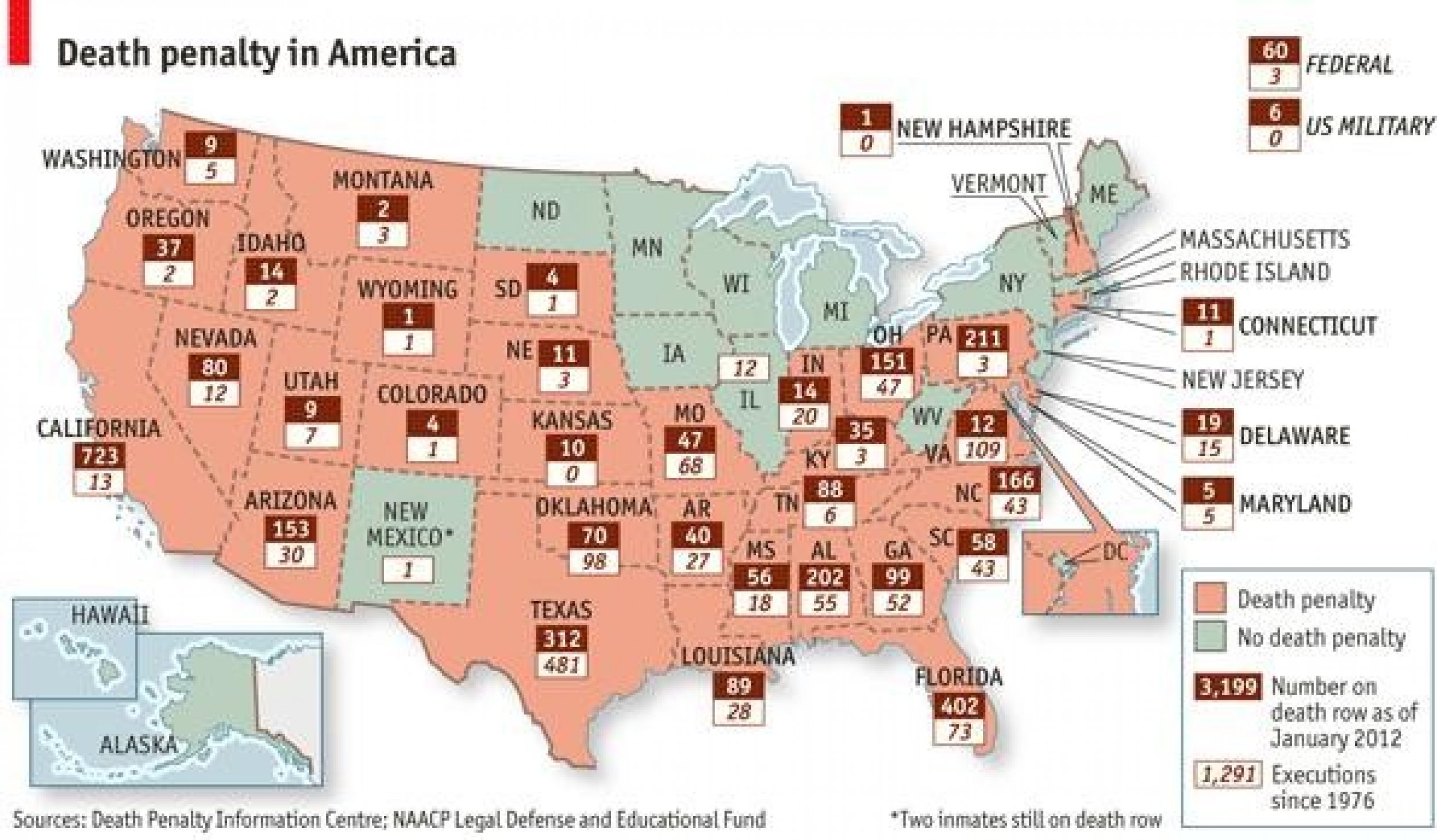 California Death Penalty Golden State Latest To Weigh Benefits Costs   Death Penalty Map 