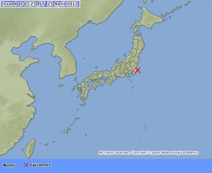 Japan Earthquake Strikes Japan&#039;s Honshu Island
