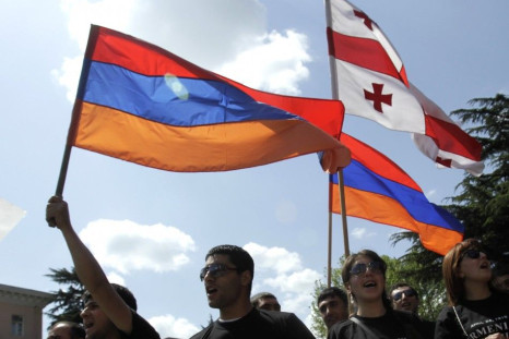 Armenian genocide rally