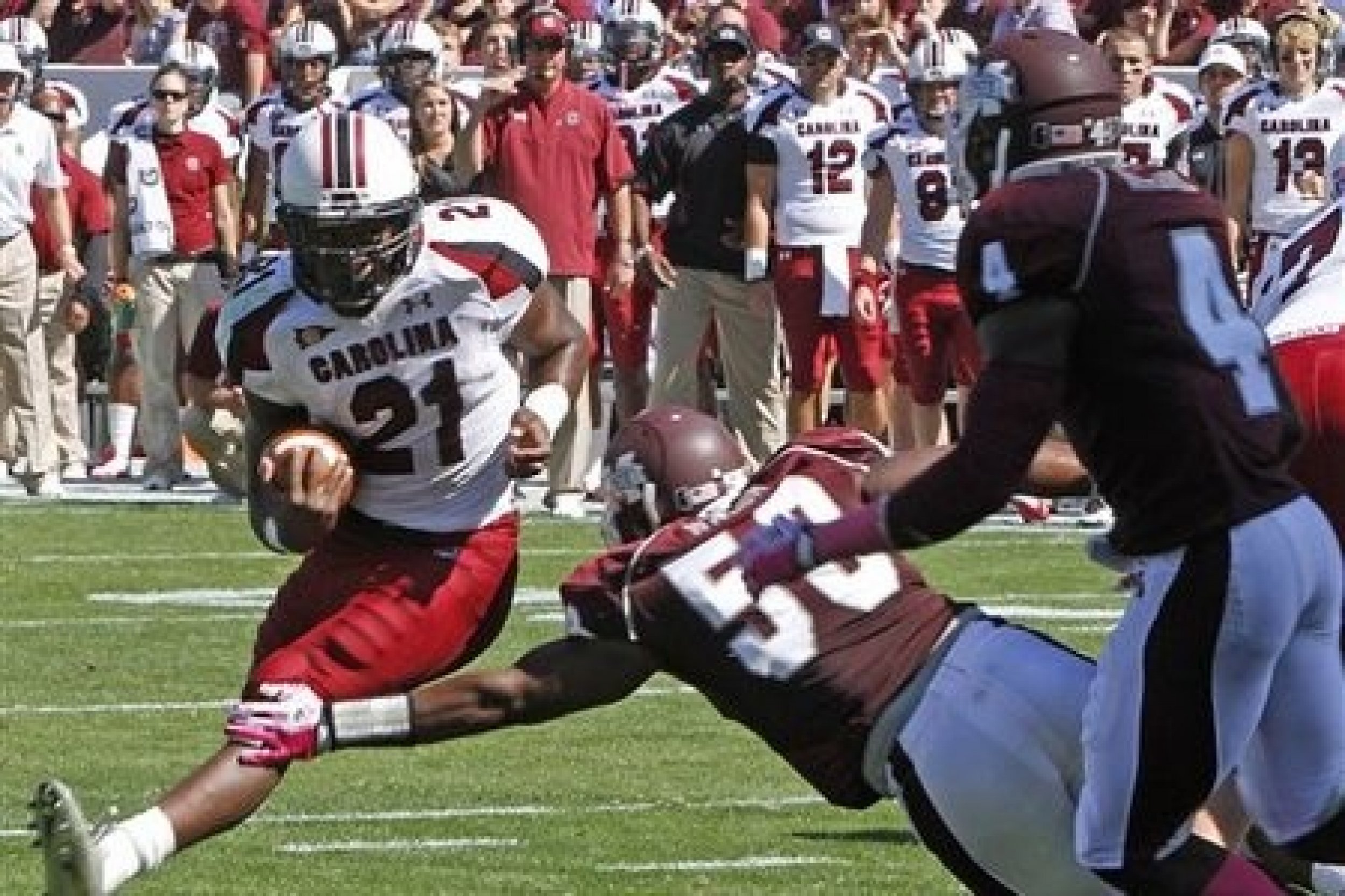 Marcus Lattimore Injury South Carolina Gamecocks Down But Not Out