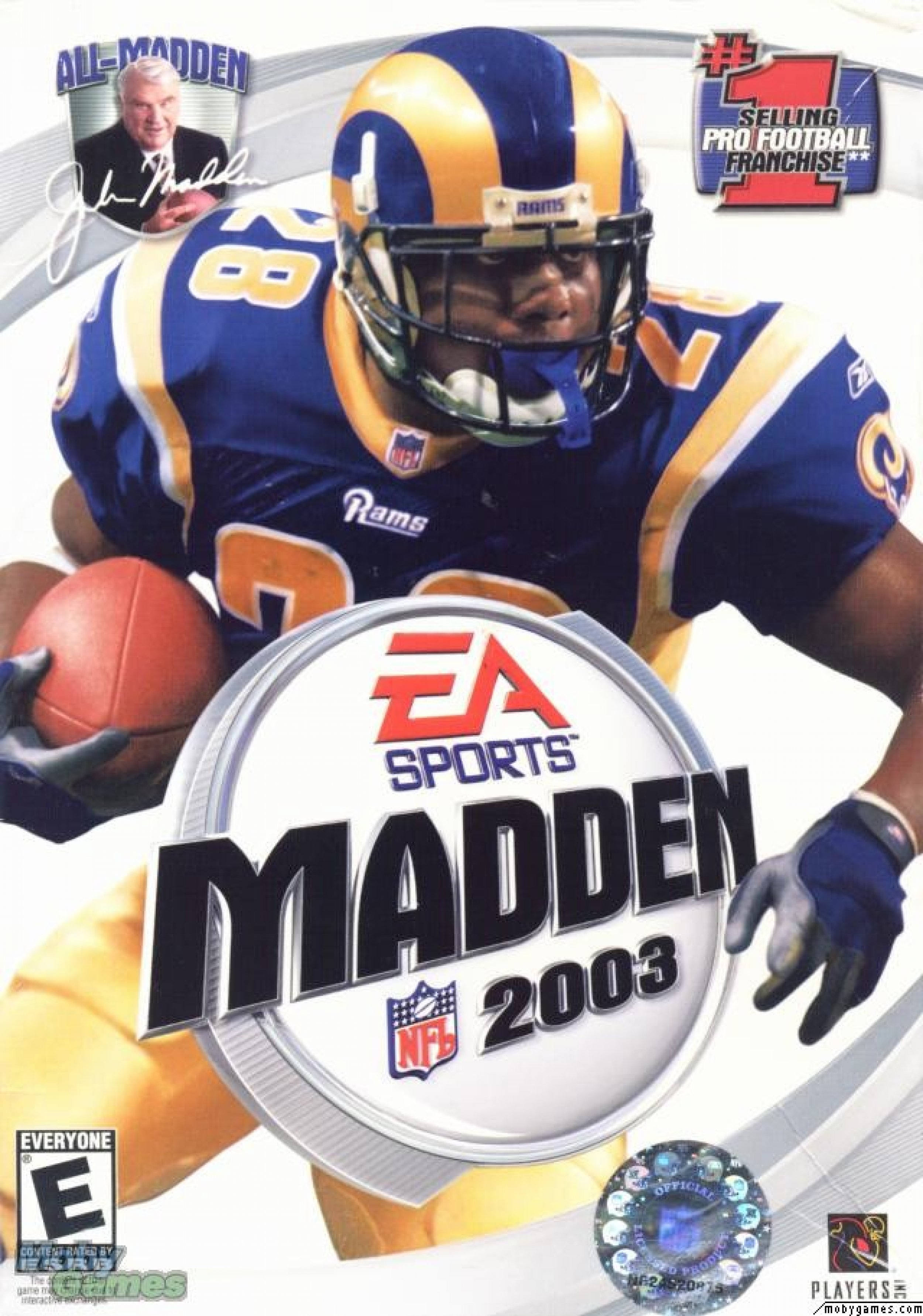 Madden NFL Cover Curse - Marshall Faulk 2003