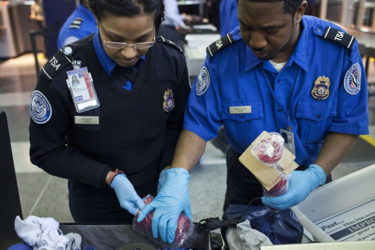 TSA airport security employees